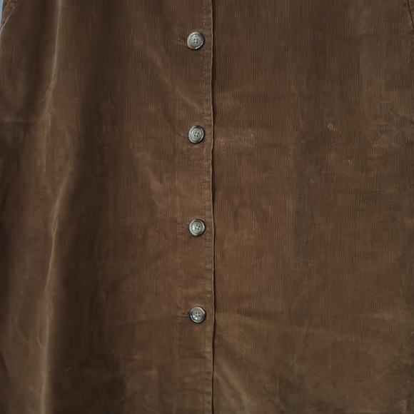 Lands' End Tan Pencil Skirt Knee-Length Casual - Picture 4 of 8